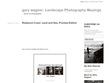 Tablet Screenshot of landscapephotographymusings.com